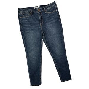 Seven7 Women’s Size 16‎ High Rise Skinny Denim Jeans